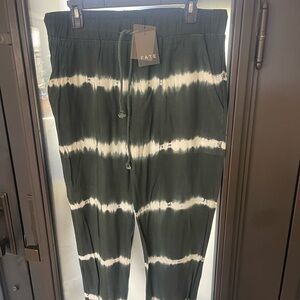 Fate black/ white Tie-Dye Joggers